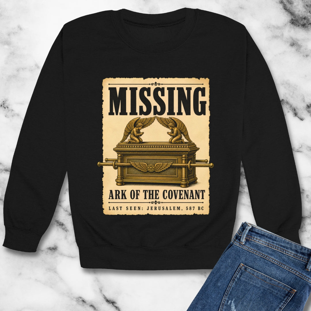 Missing Ark of the Covenant Poster Unisex Heavy Crewneck Sweatshirt