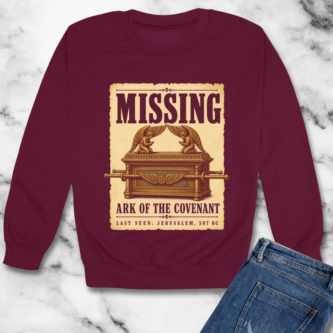 Missing Ark of the Covenant Poster Unisex Heavy Crewneck Sweatshirt