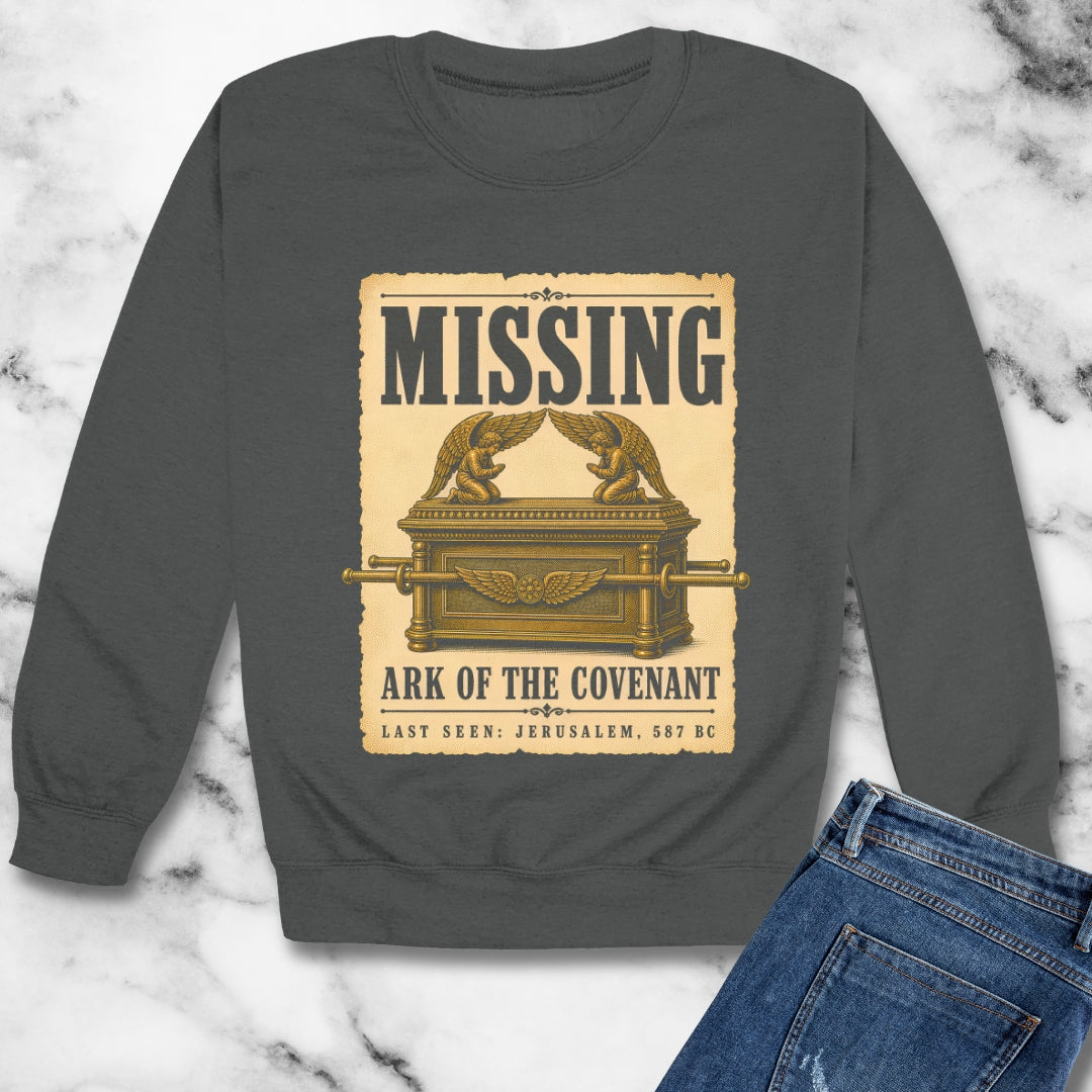 Missing Ark of the Covenant Poster Unisex Heavy Crewneck Sweatshirt