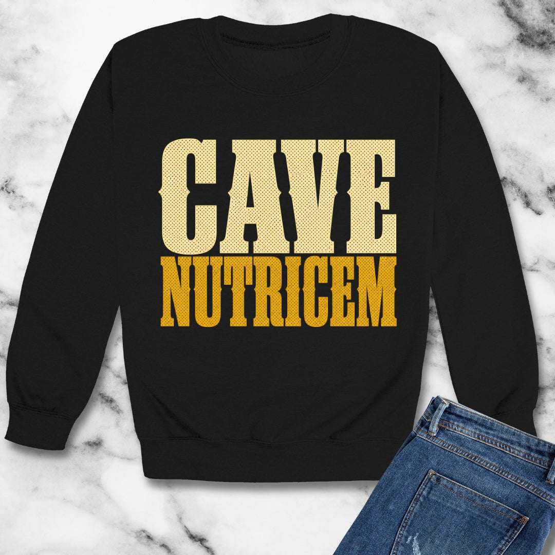 Cave Nutricem Beware the Nurse Unisex Heavy Crewneck Sweatshirt