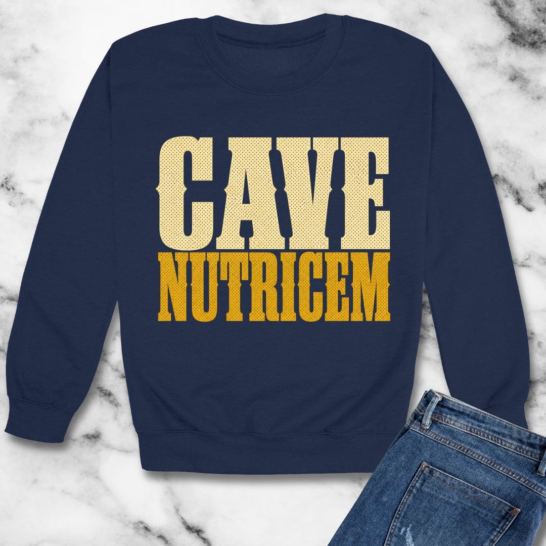 Cave Nutricem Beware the Nurse Unisex Heavy Crewneck Sweatshirt