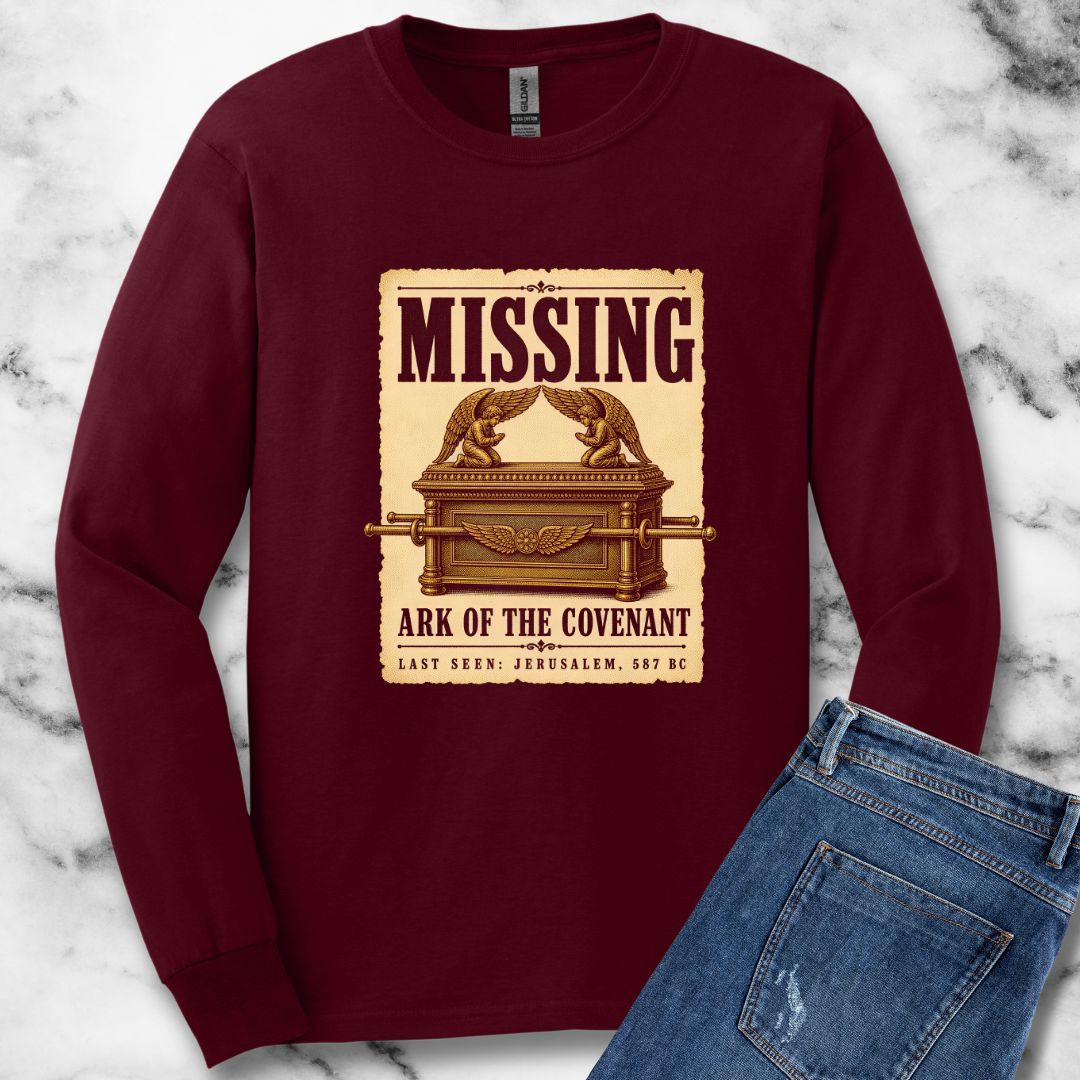 Missing Ark of the Covenant Poster Unisex Long Sleeve Tee