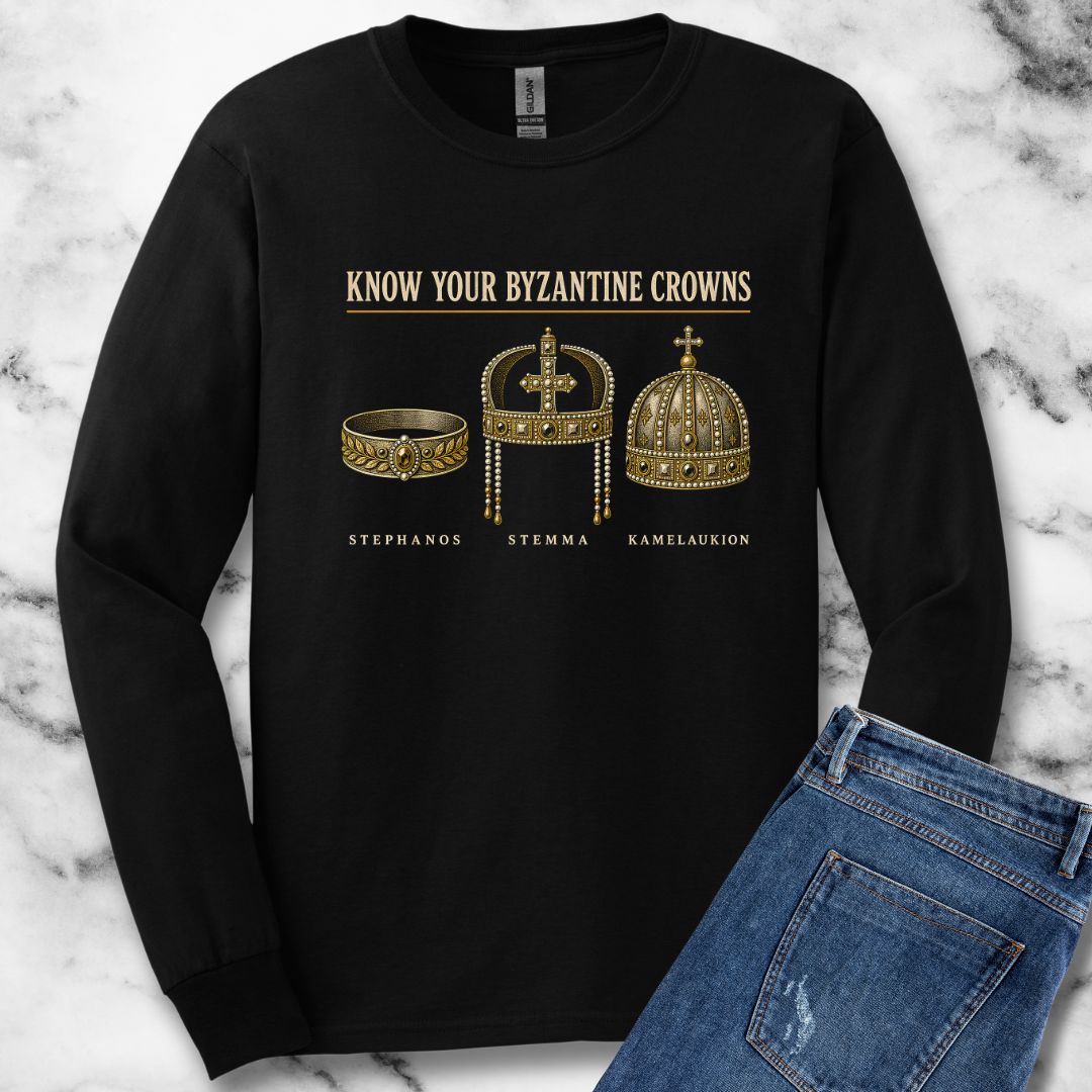 Know Your Byzantine Crowns Unisex Long Sleeve Tee