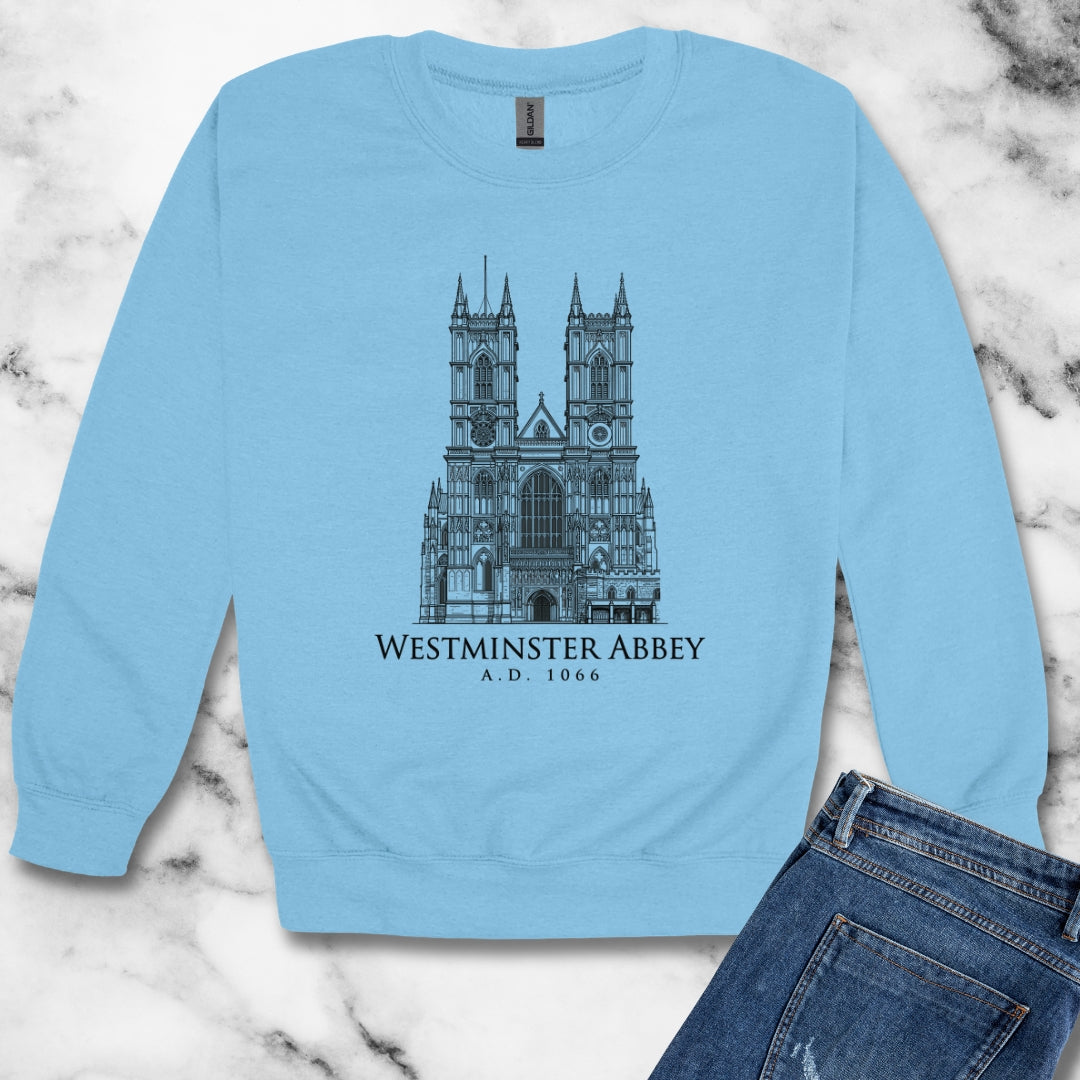 Westminster Abbey Unisex Heavy Crewneck Sweatshirt