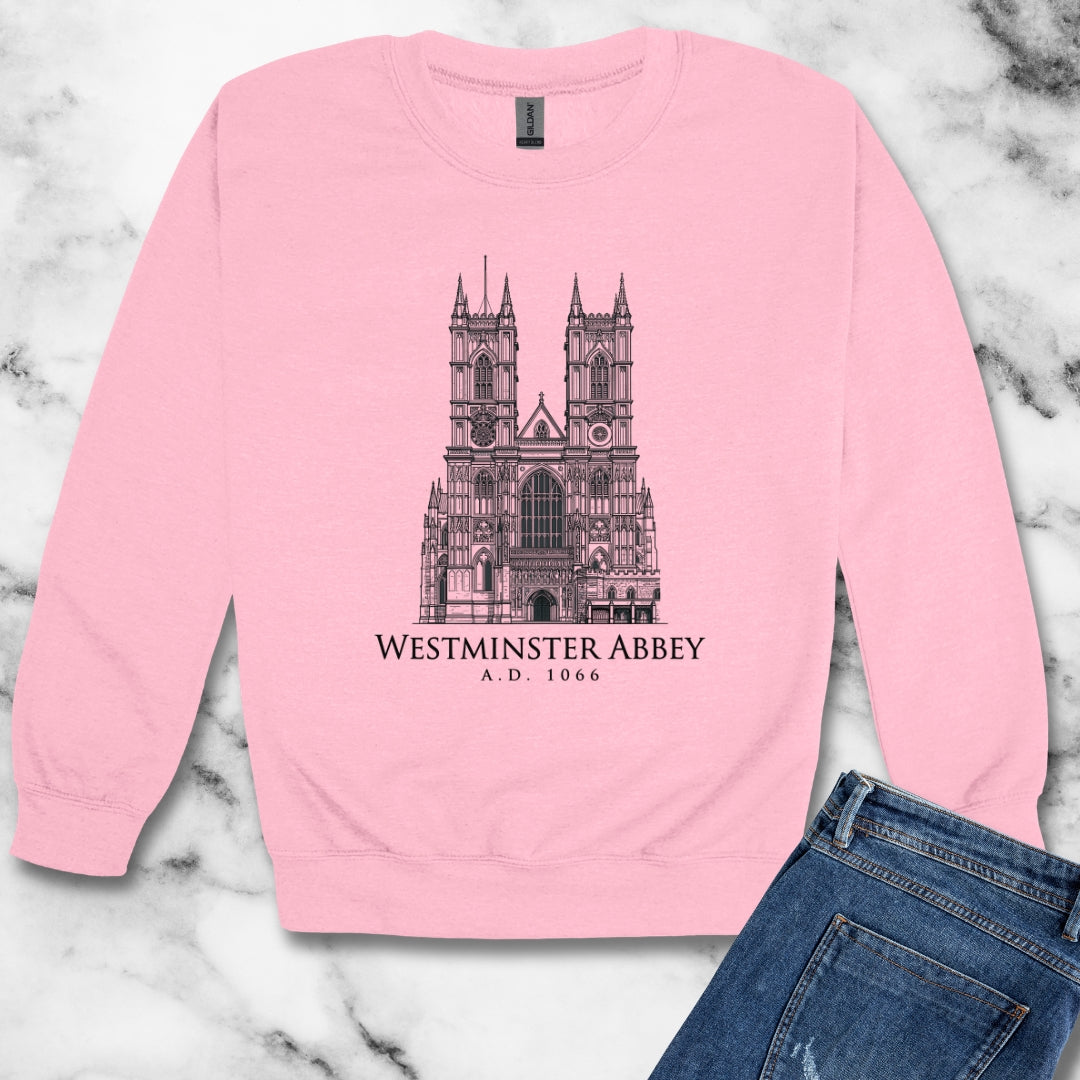 Westminster Abbey Unisex Heavy Crewneck Sweatshirt