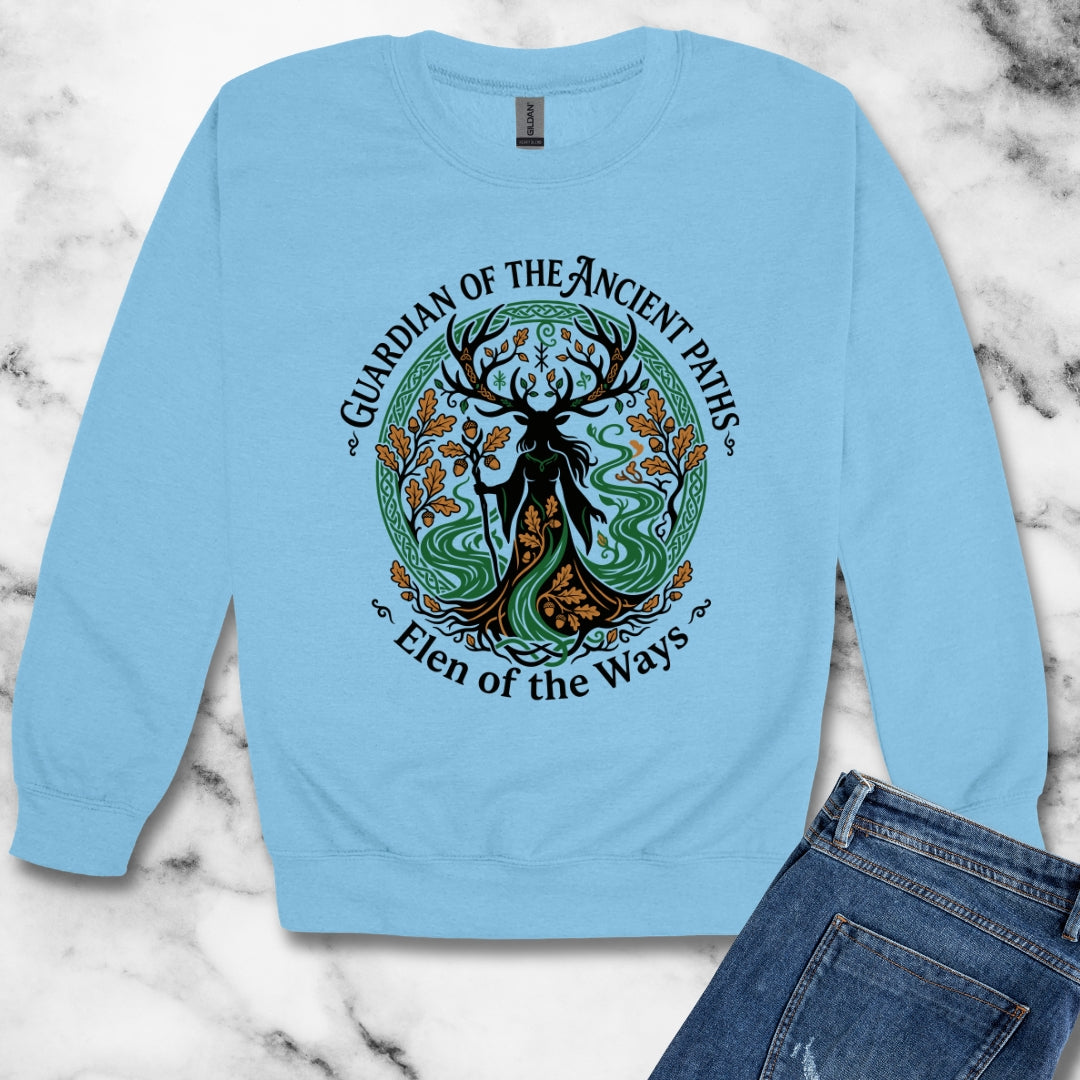 Elen of the Ways Guardian of the Paths Unisex Heavy Crewneck Sweatshirt