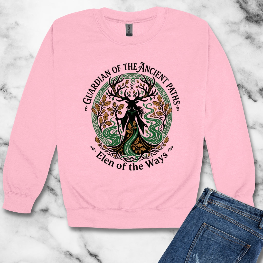 Elen of the Ways Guardian of the Paths Unisex Heavy Crewneck Sweatshirt