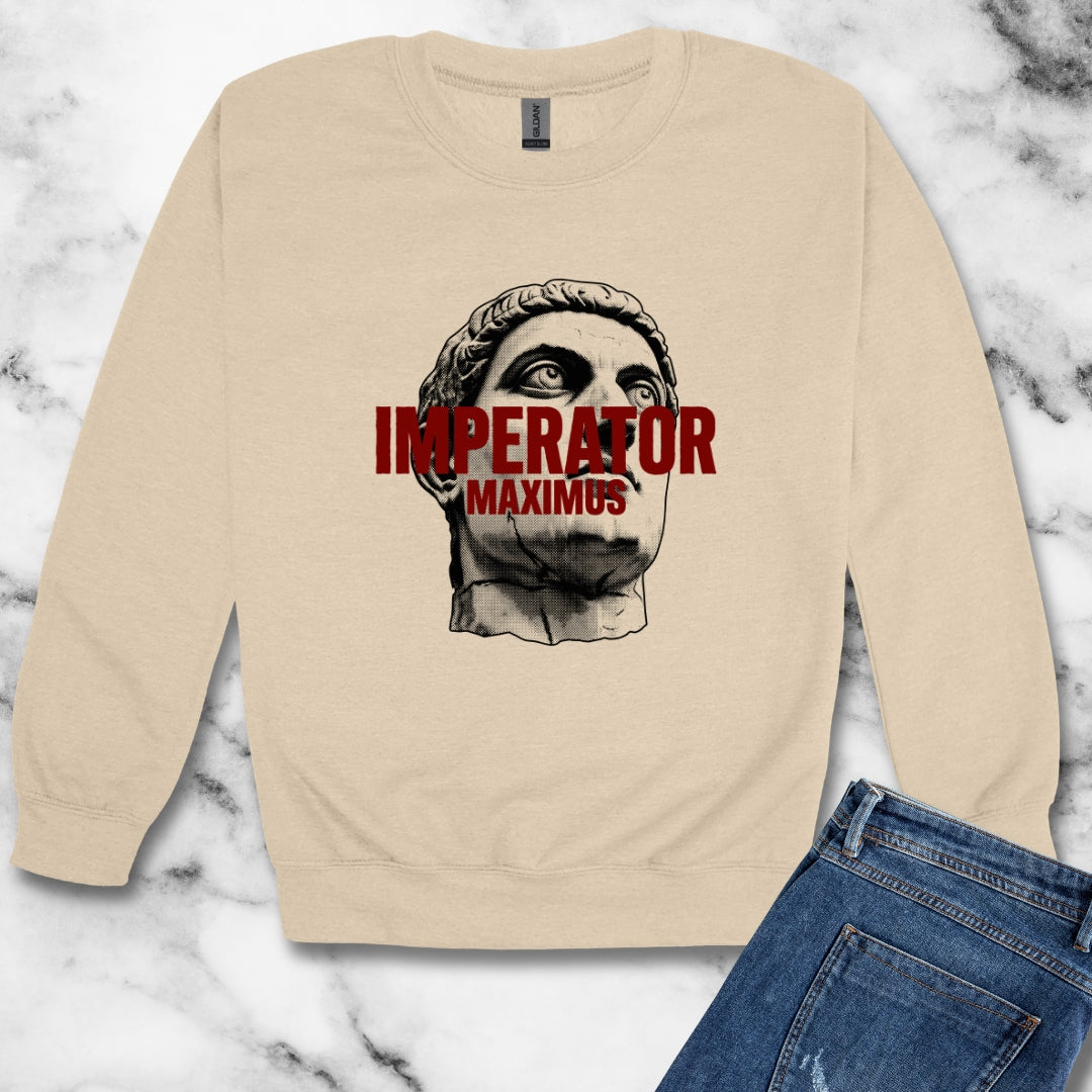 Emperor Constantine the Great Unisex Heavy Crewneck Sweatshirt