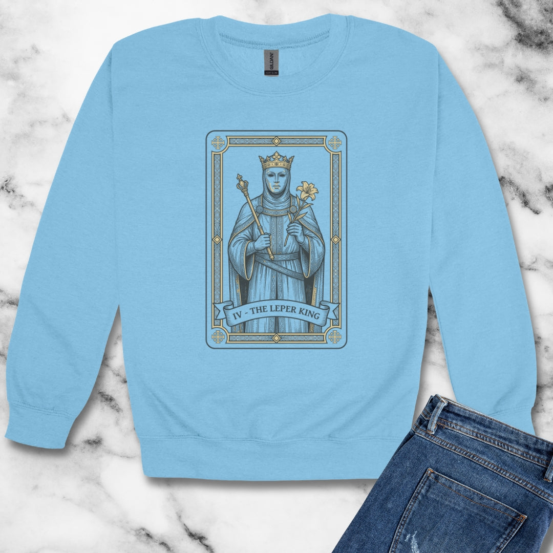 Baldwin Leper King Unisex Heavy Crewneck Sweatshirt
