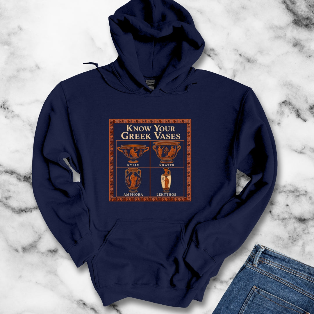 Know Your Greek Vases Red Figure Chart Hoodie
