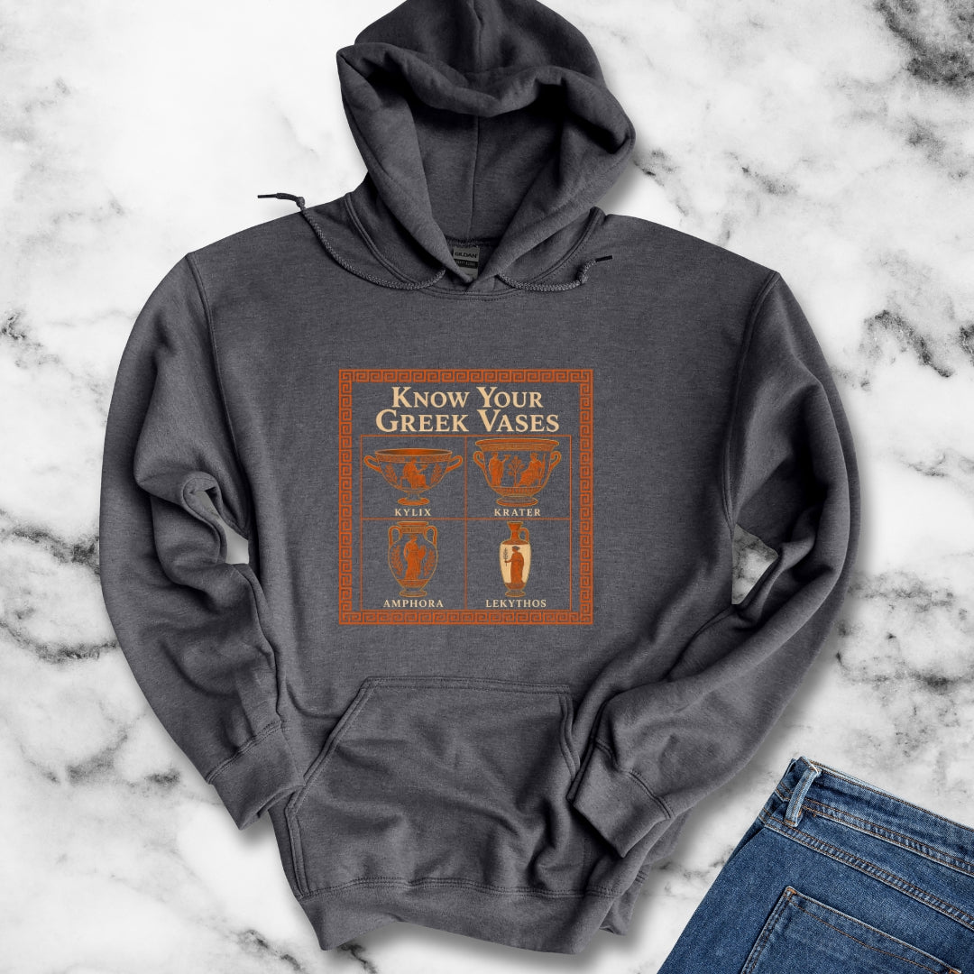 Know Your Greek Vases Red Figure Chart Hoodie