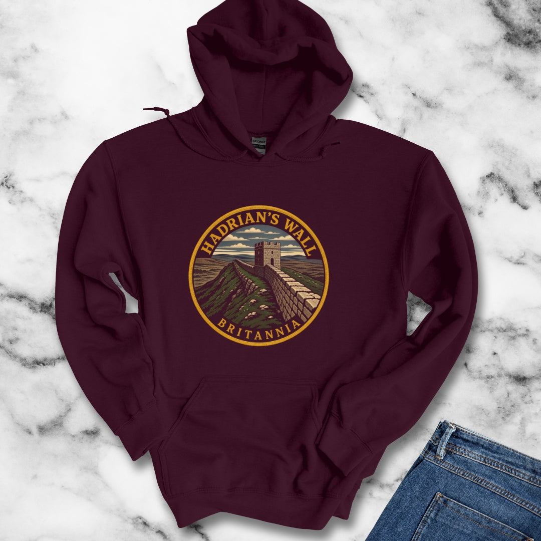 Hadrian's Wall Britannia Patch Hoodie