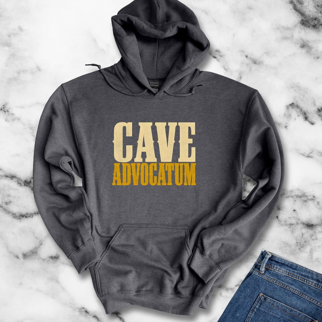 Cave Advocatum Beware the Lawyer Hoodie