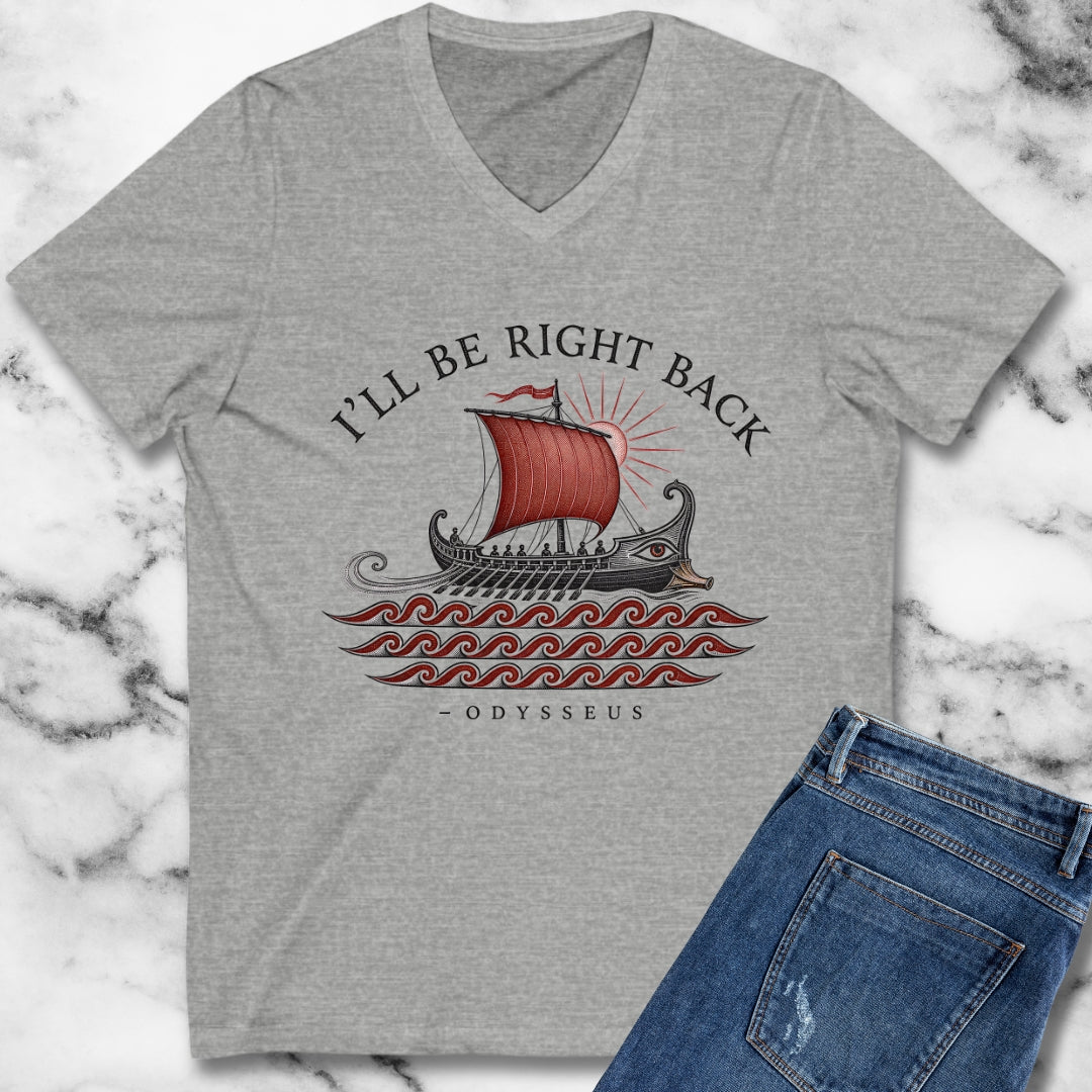 Odysseus Be Right Back V-neck