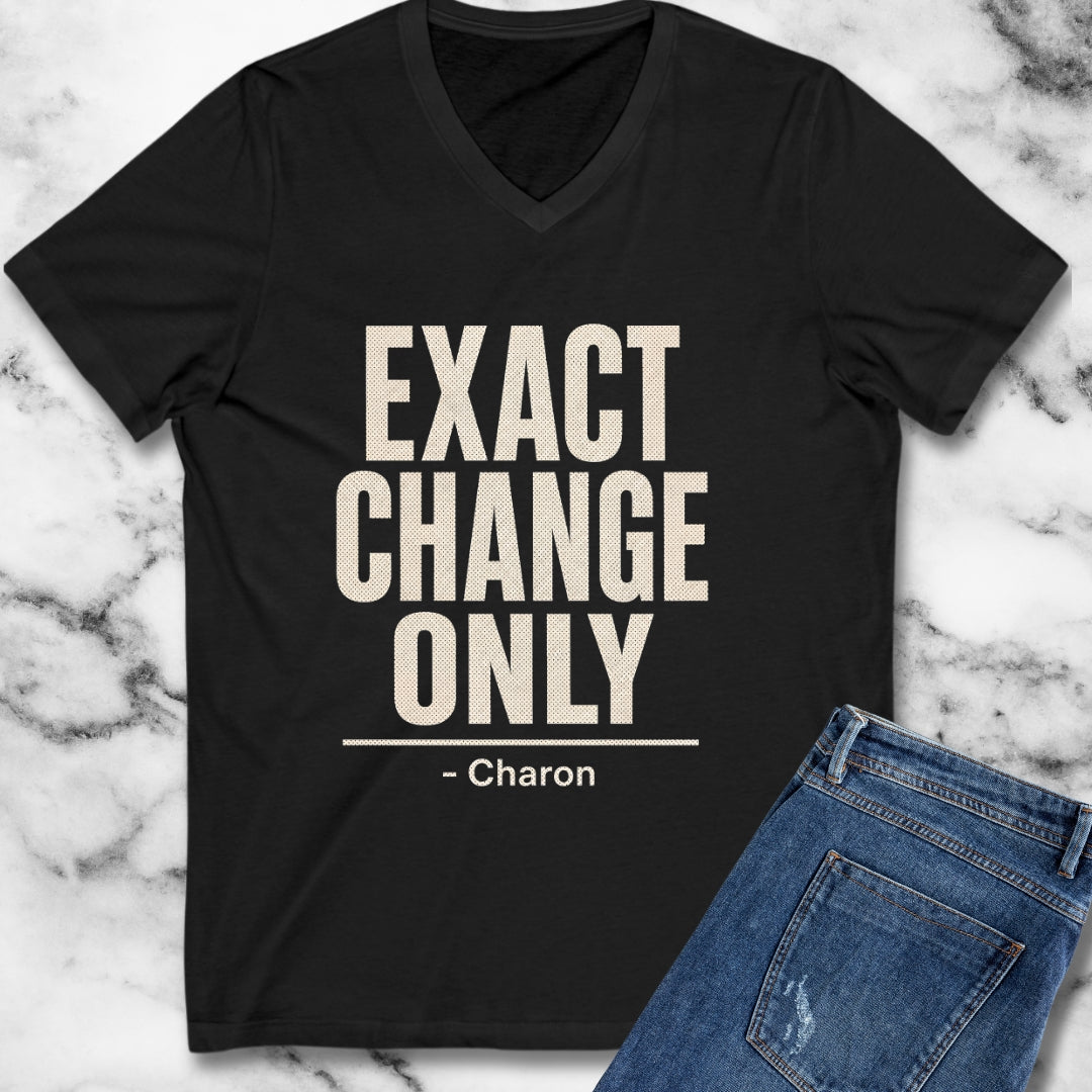 Exact Change Only Charon Ferryman V-Neck