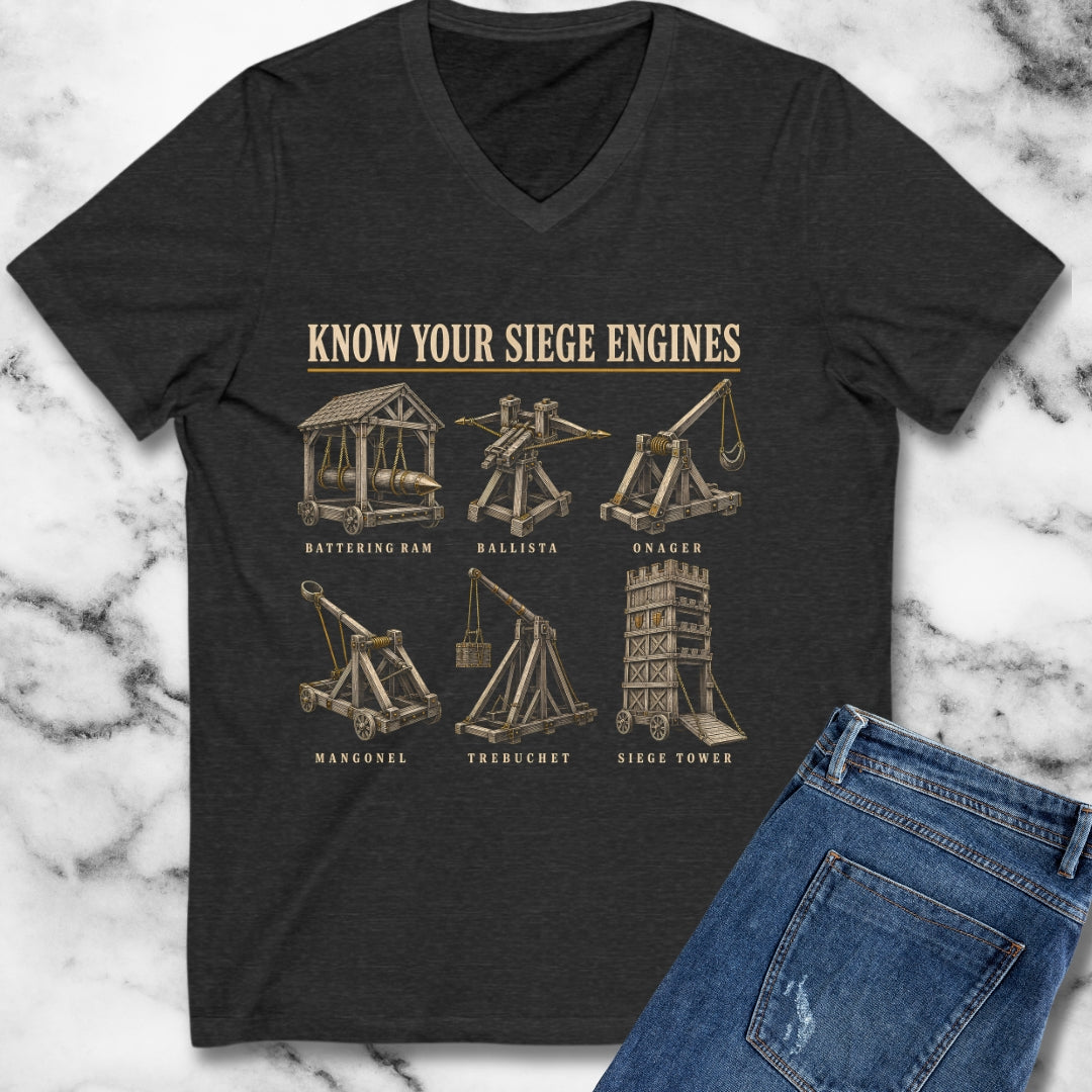 Know Your Siege Engines V-Neck