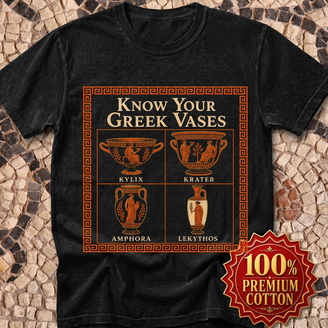Know Your Greek Vases Red Figure Chart Premium Tee