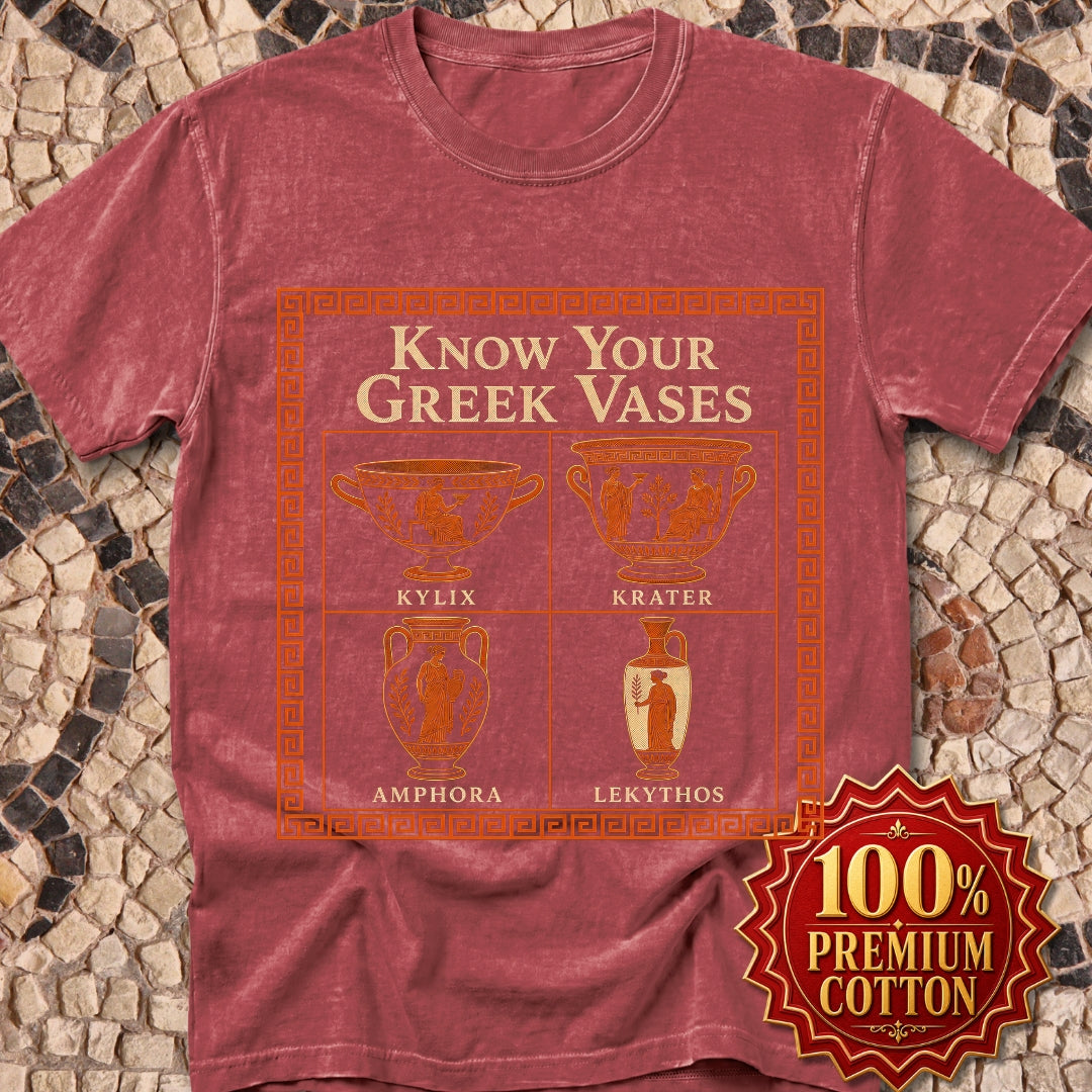 Know Your Greek Vases Red Figure Chart Premium Tee