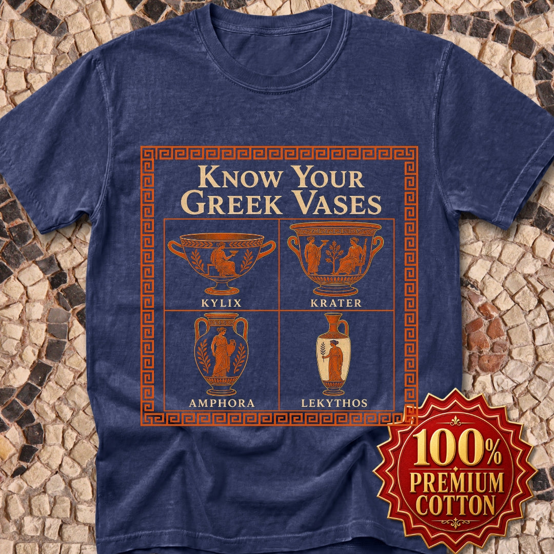 Know Your Greek Vases Red Figure Chart Premium Tee