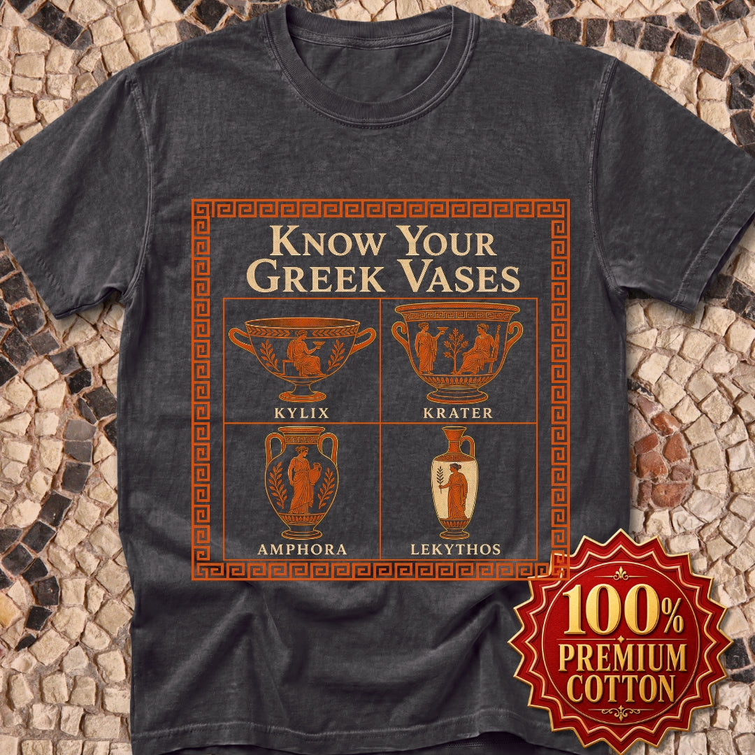 Know Your Greek Vases Red Figure Chart Premium Tee