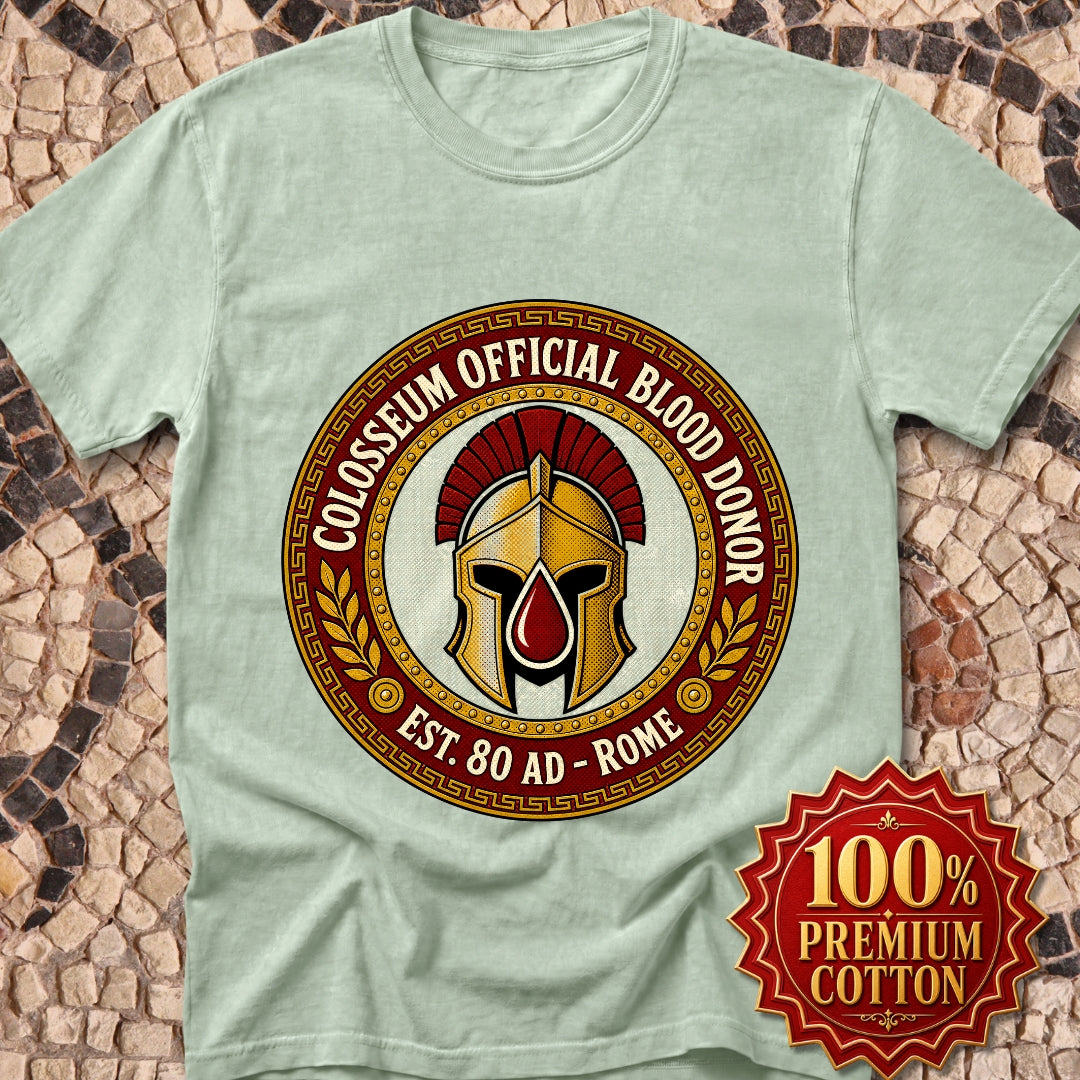Colosseum Official Blood Donor Premium Tee