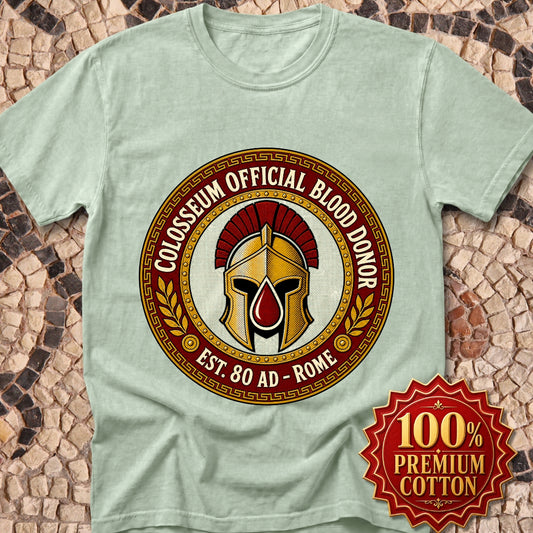 Colosseum Official Blood Donor Premium Tee