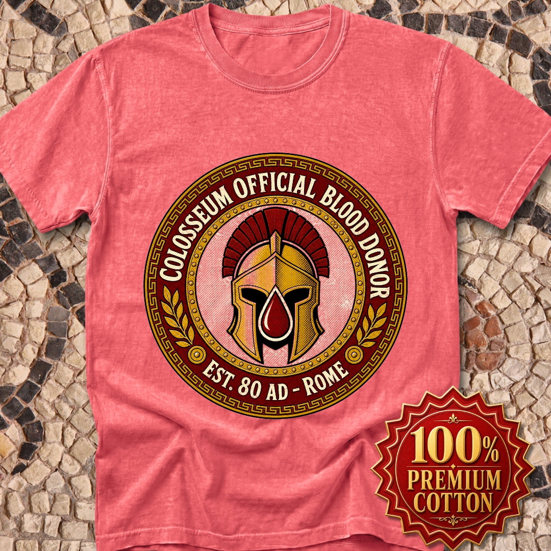 Colosseum Official Blood Donor Premium Tee