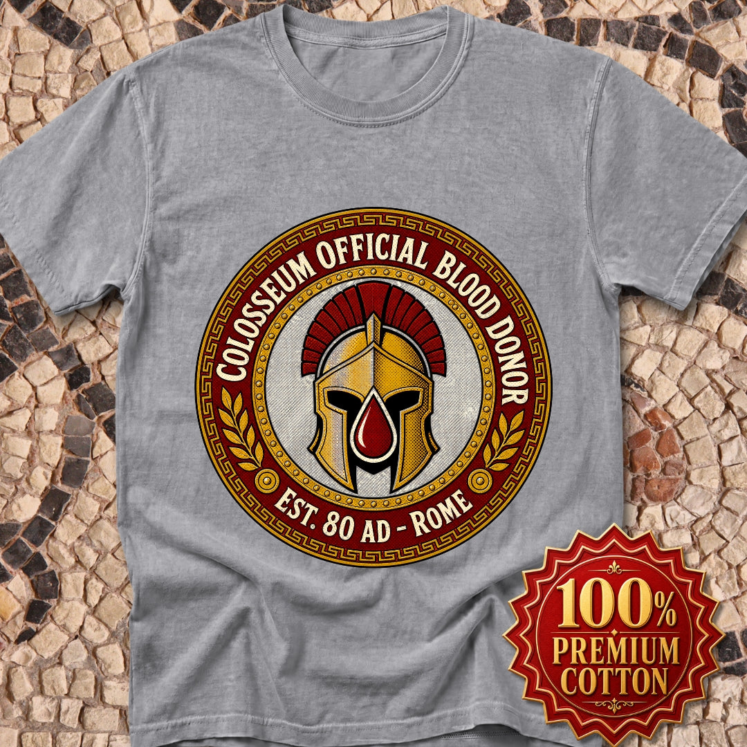 Colosseum Official Blood Donor Premium Tee