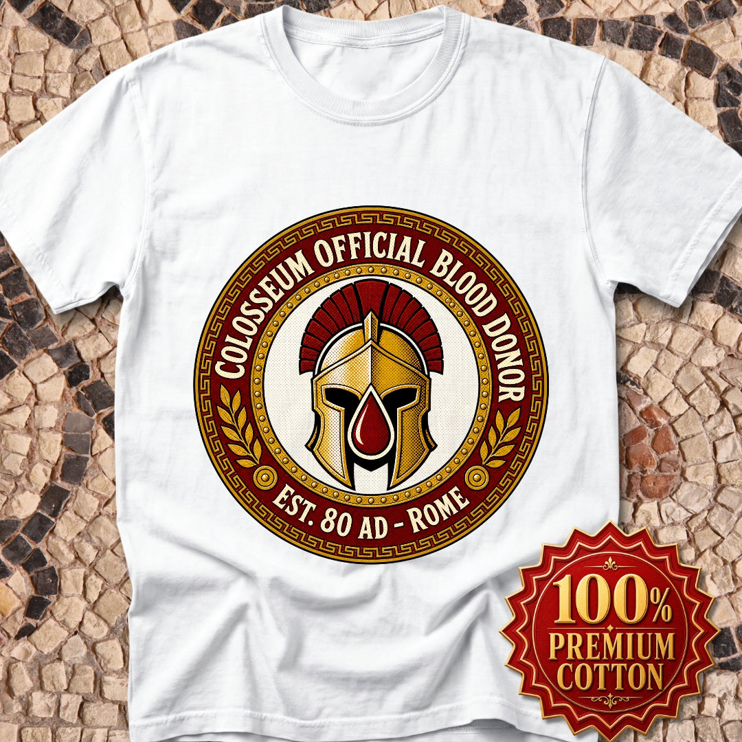 Colosseum Official Blood Donor Premium Tee