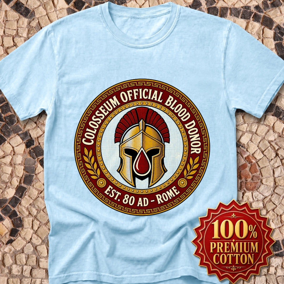 Colosseum Official Blood Donor Premium Tee