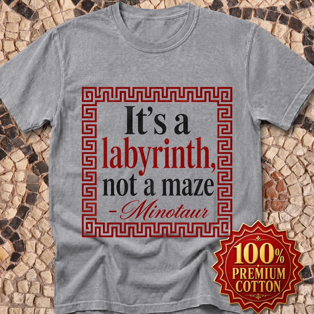 It's a Labyrinth Not a Maze Minotaur Premium Tee
