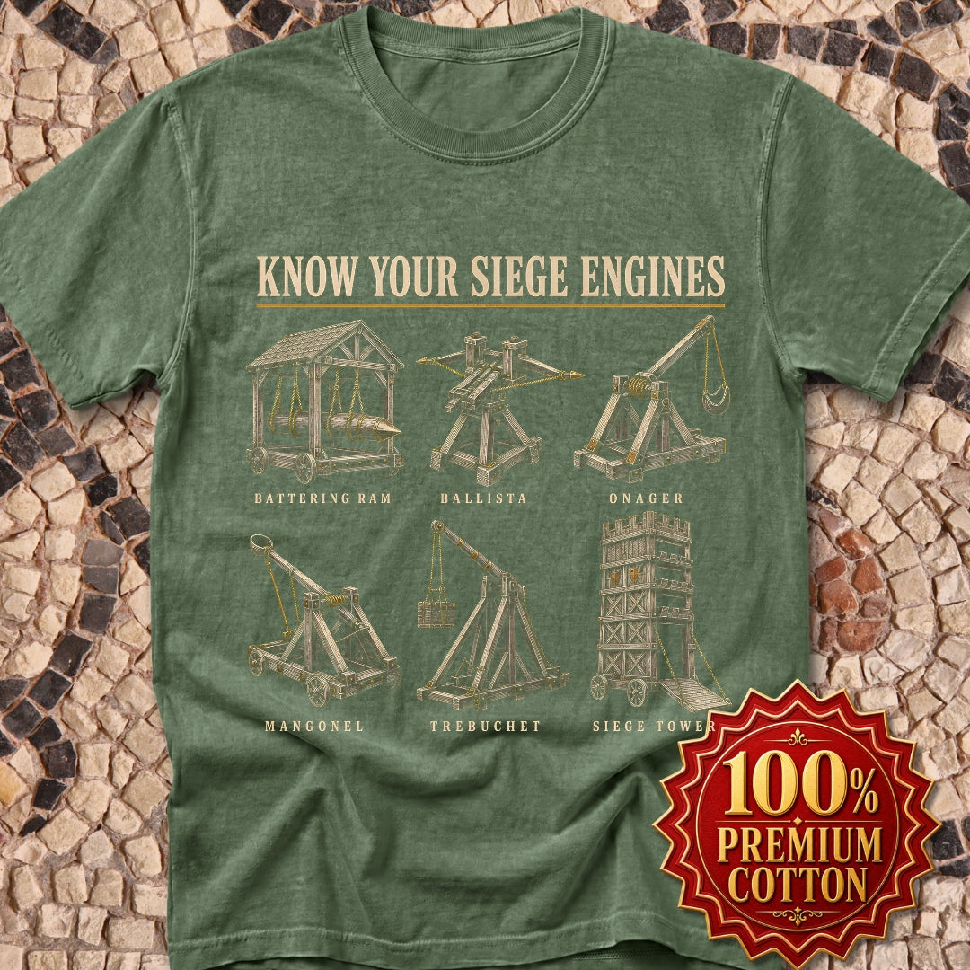 Know Your Siege Engines Premium Tee