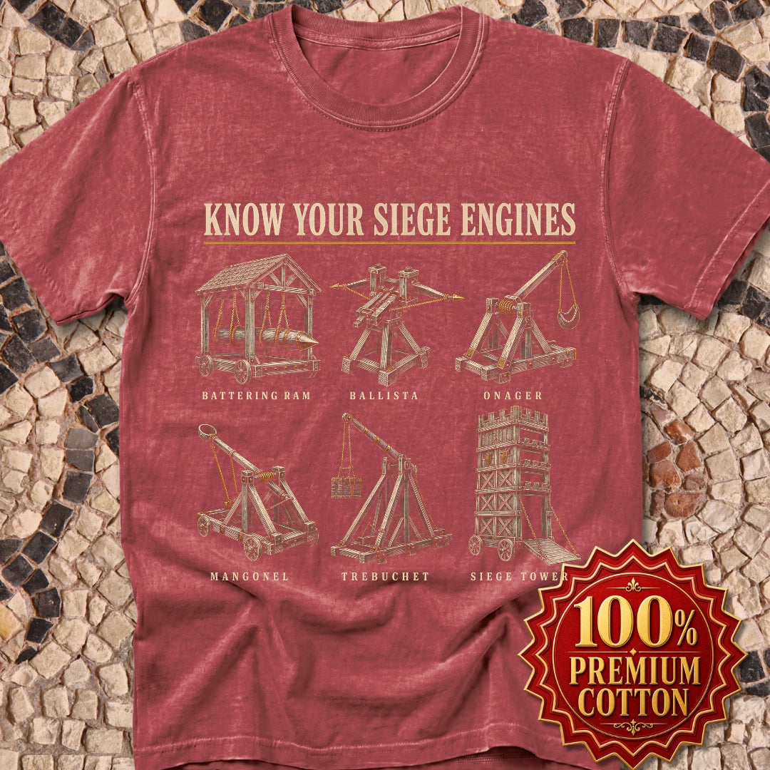 Know Your Siege Engines Premium Tee