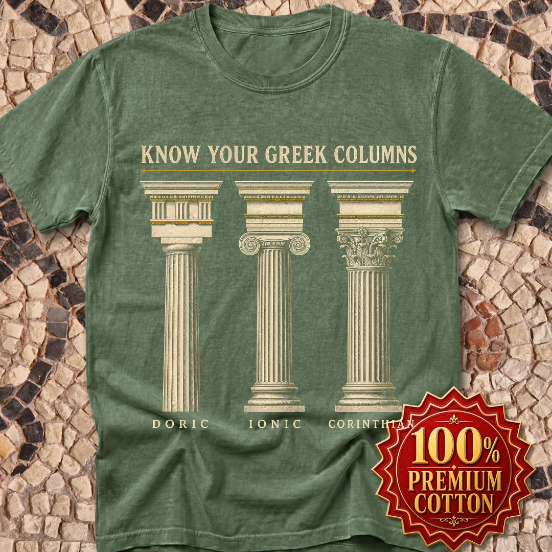 Know Your Greek Columns Premium Tee
