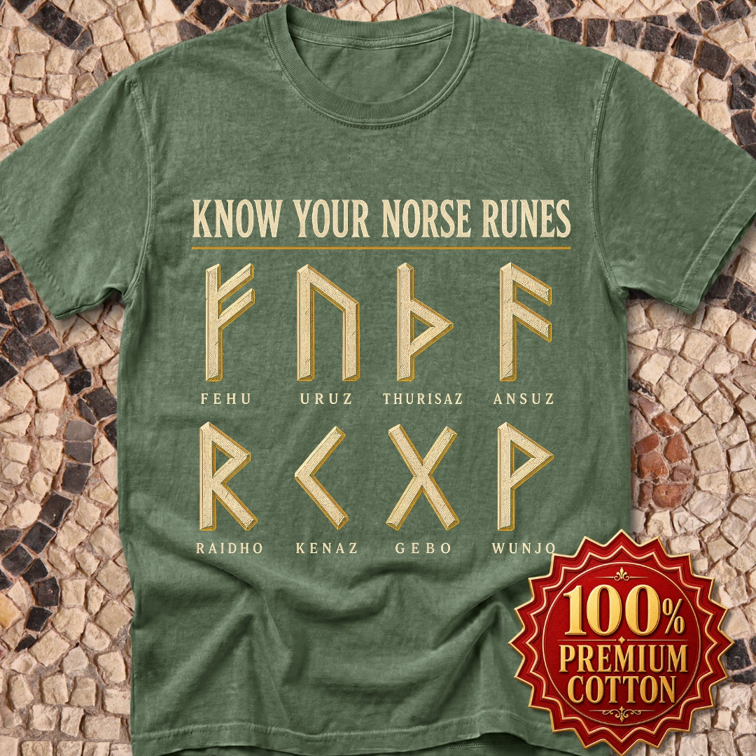 Know Your Norse Runes Premium Tee