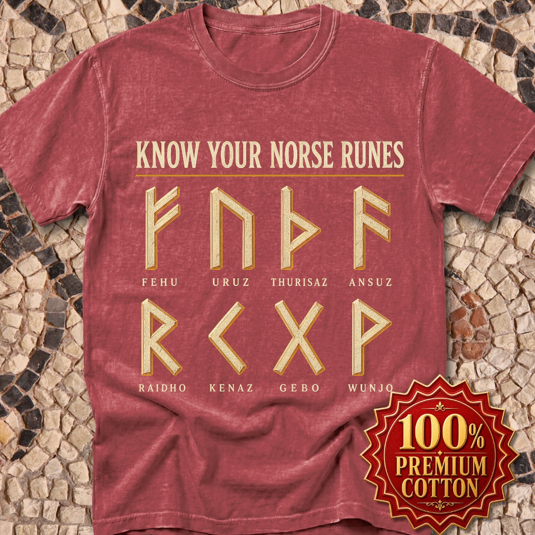 Know Your Norse Runes Premium Tee