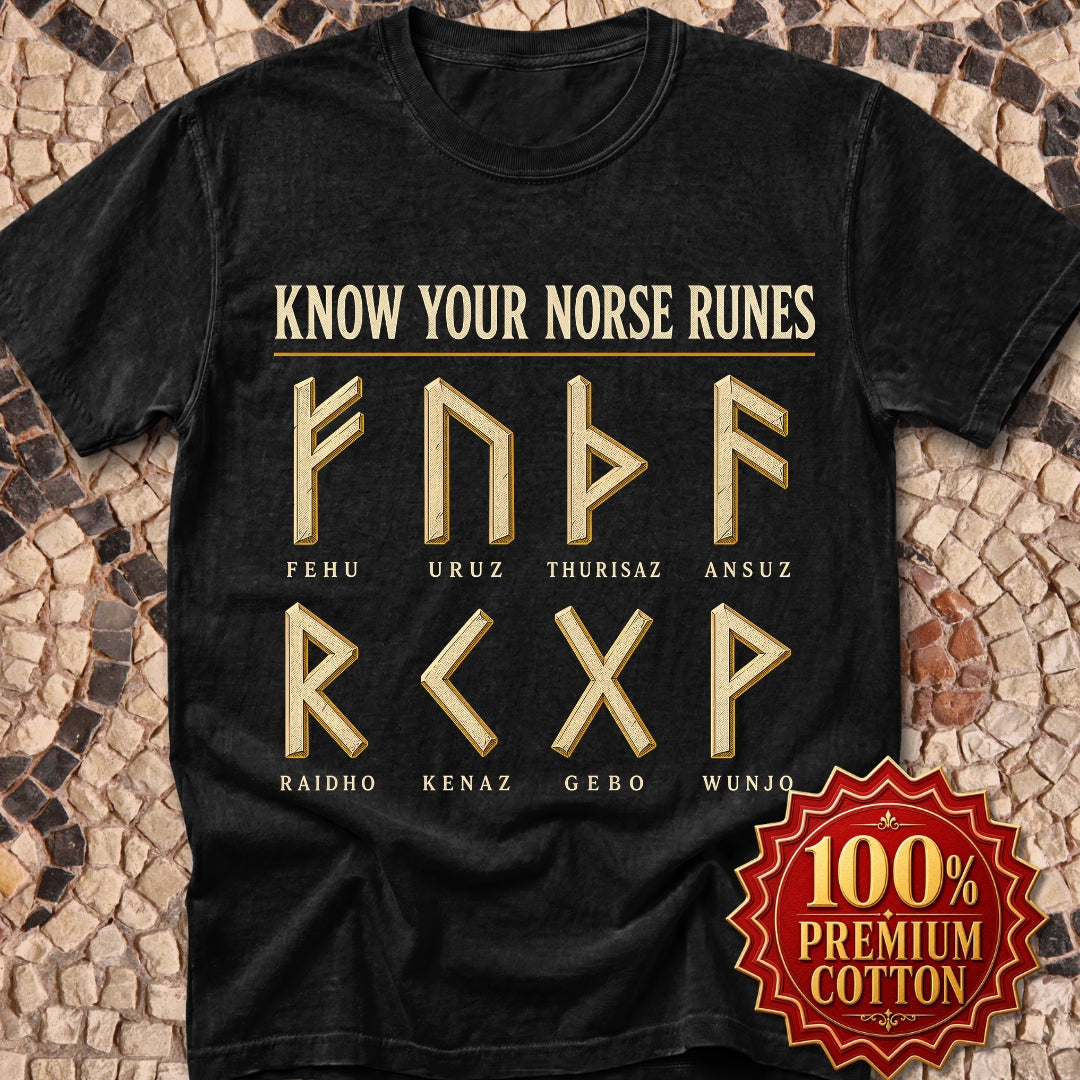 Know Your Norse Runes Premium Tee
