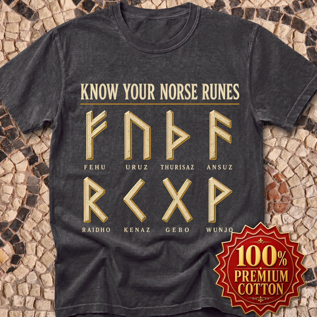 Know Your Norse Runes Premium Tee