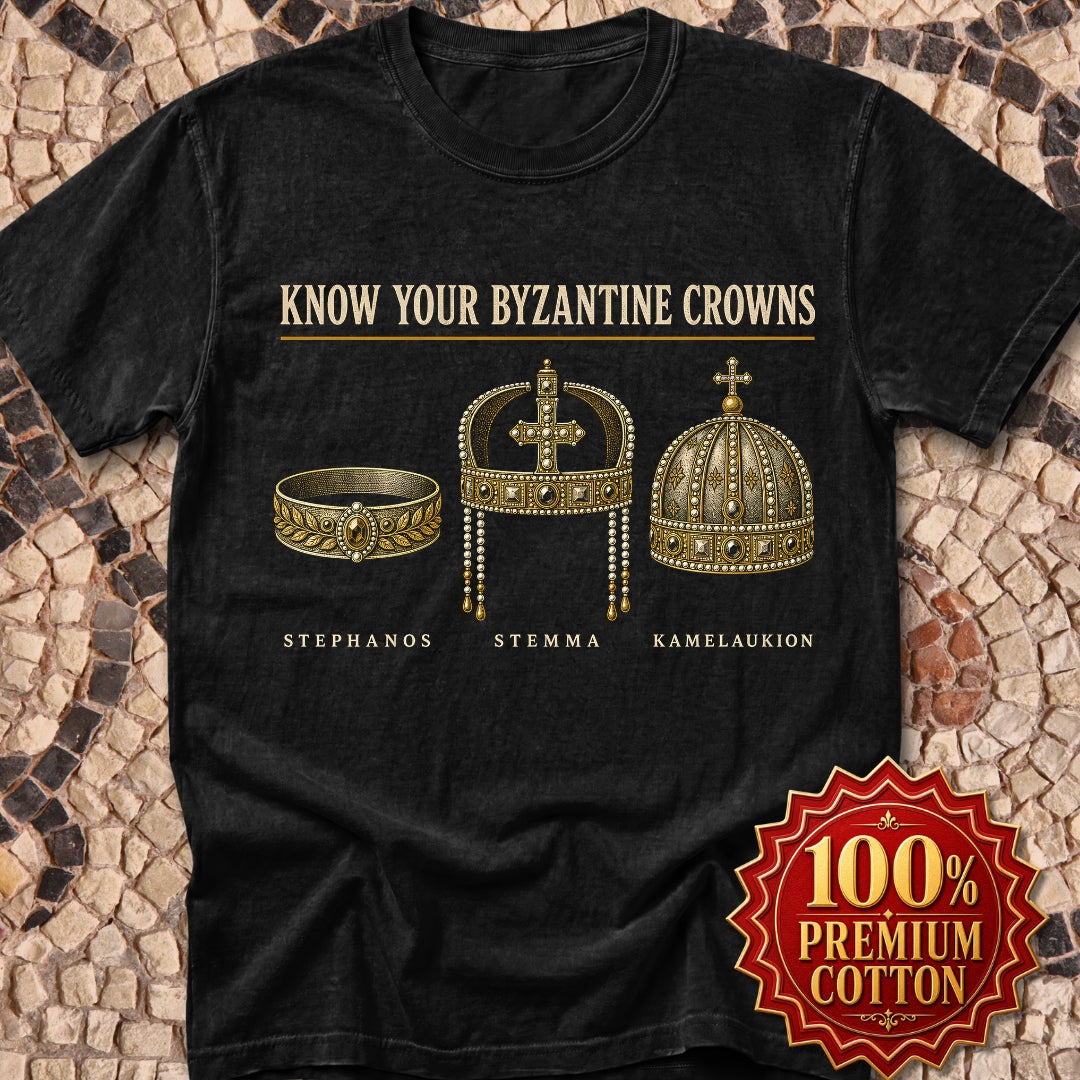 Know Your Byzantine Crowns Premium Tee