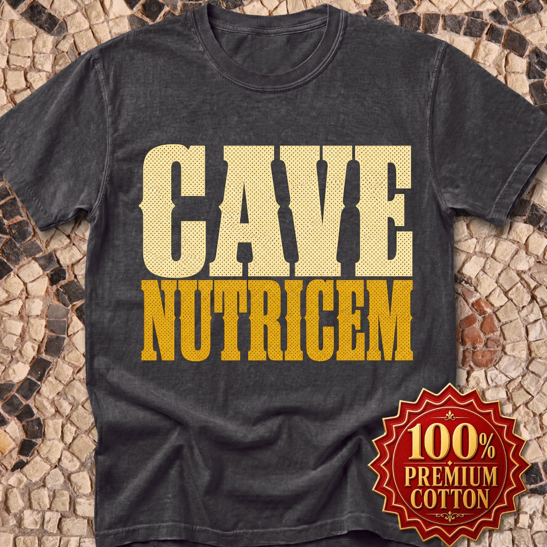 Cave Nutricem Beware the Nurse Premium Tee