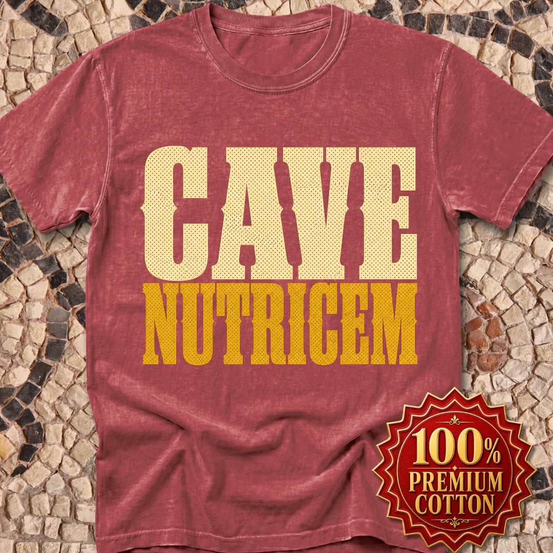 Cave Nutricem Beware the Nurse Premium Tee