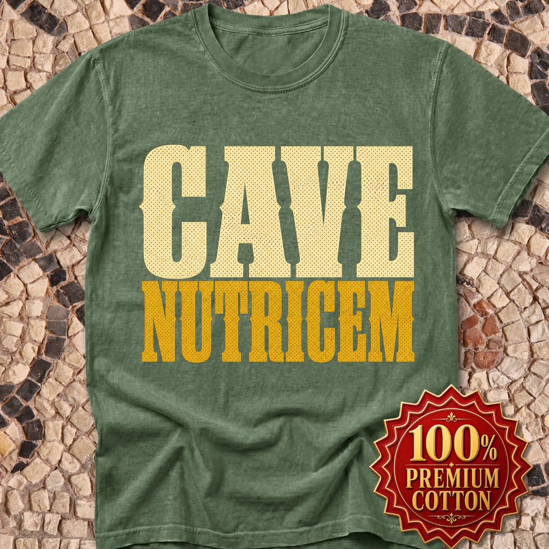 Cave Nutricem Beware the Nurse Premium Tee