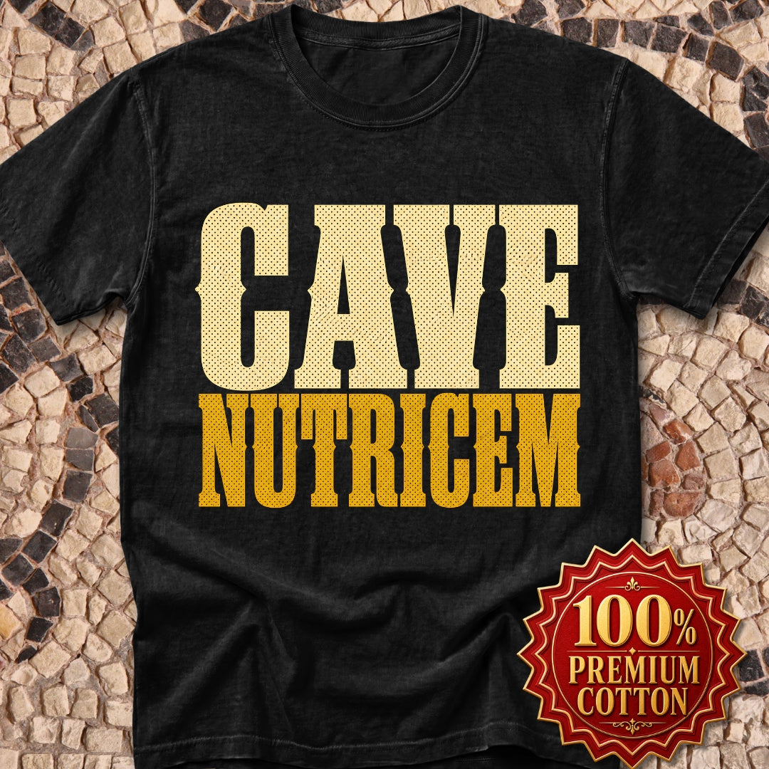 Cave Nutricem Beware the Nurse Premium Tee