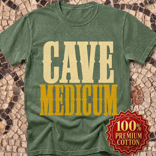 Cave Medicum Beware the Doctor Premium Tee