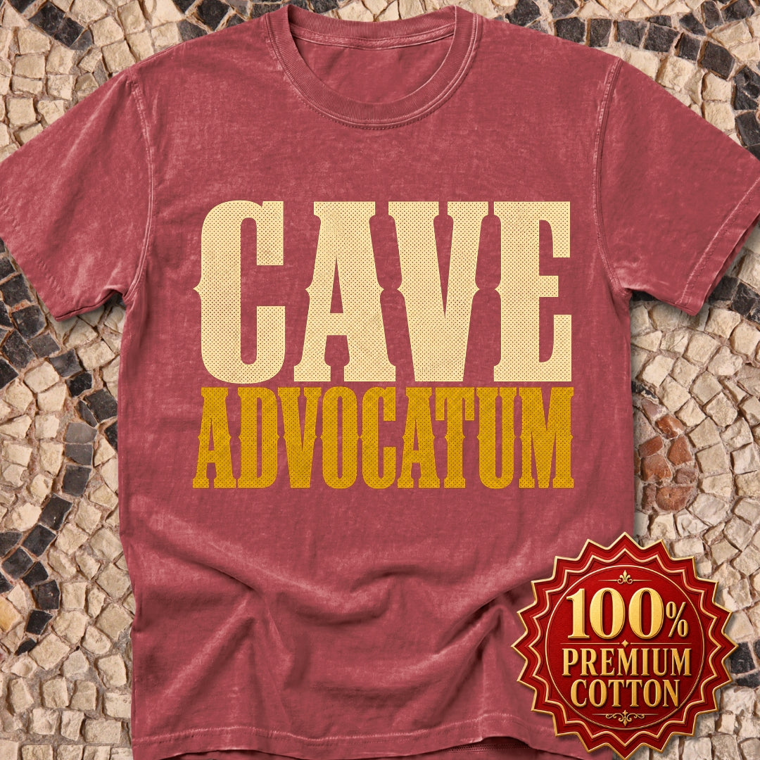 Cave Advocatum Beware the Lawyer Premium Tee