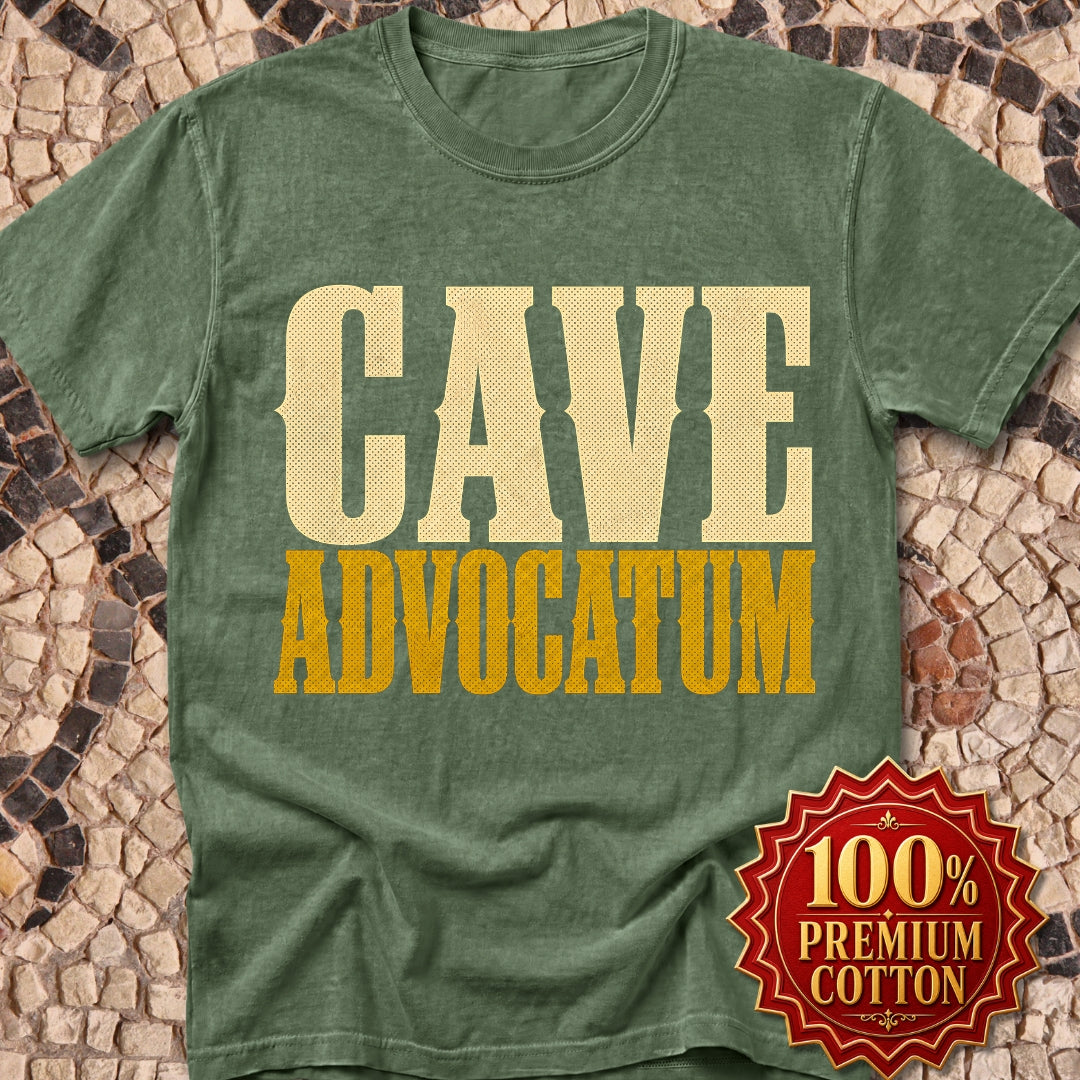 Cave Advocatum Beware the Lawyer Premium Tee