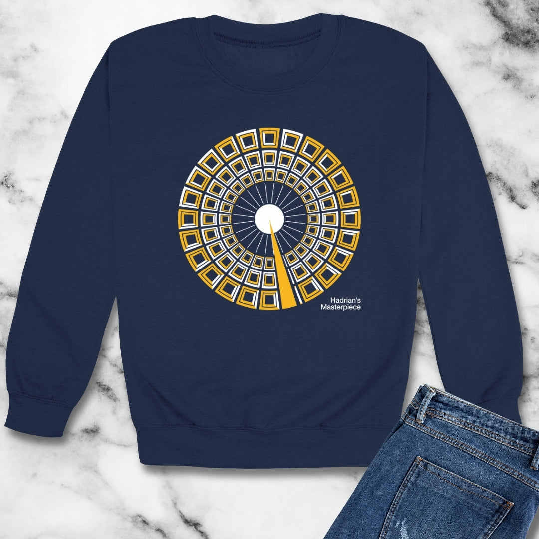 Pantheon Hadrian's Masterpiece Unisex Heavy Crewneck Sweatshirt