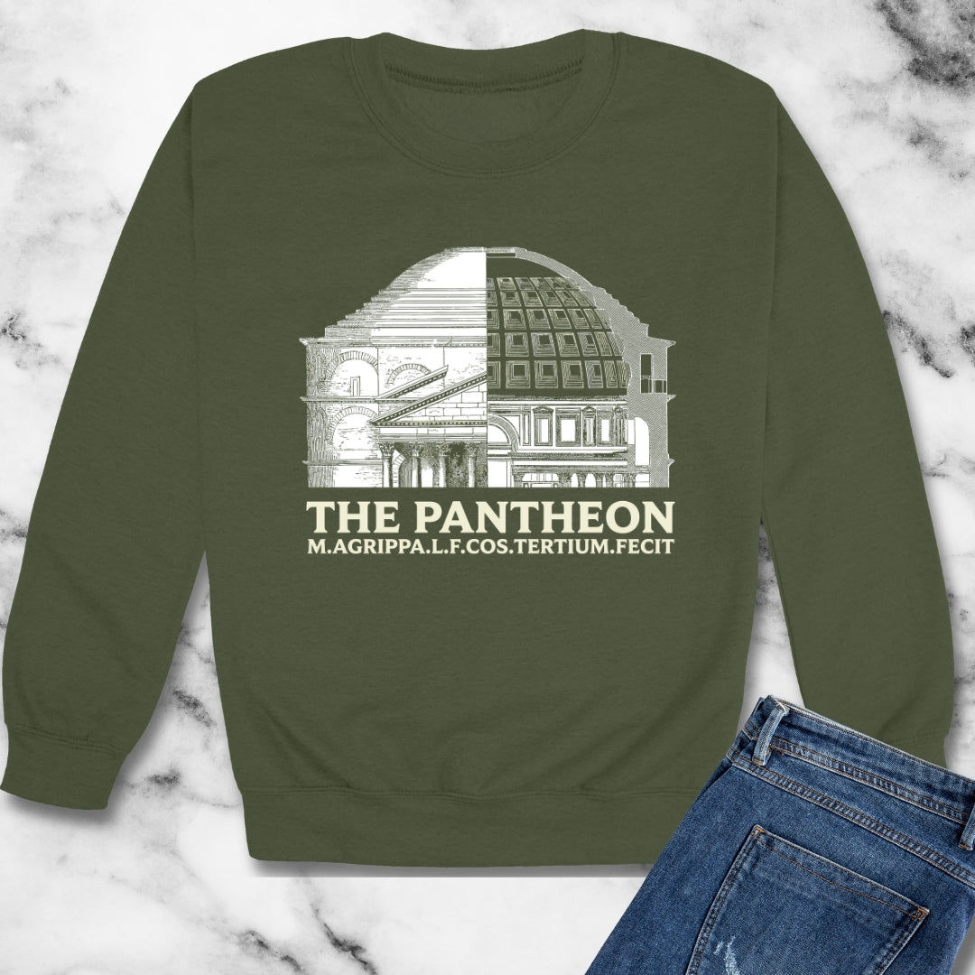 Cross Section Pantheon Unisex Heavy Crewneck Sweatshirt