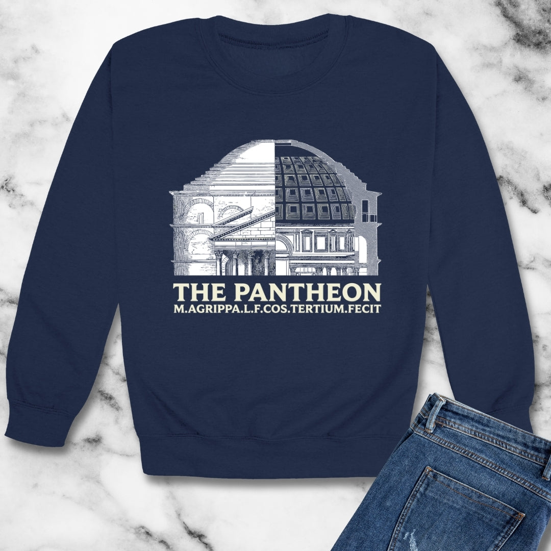Cross Section Pantheon Unisex Heavy Crewneck Sweatshirt