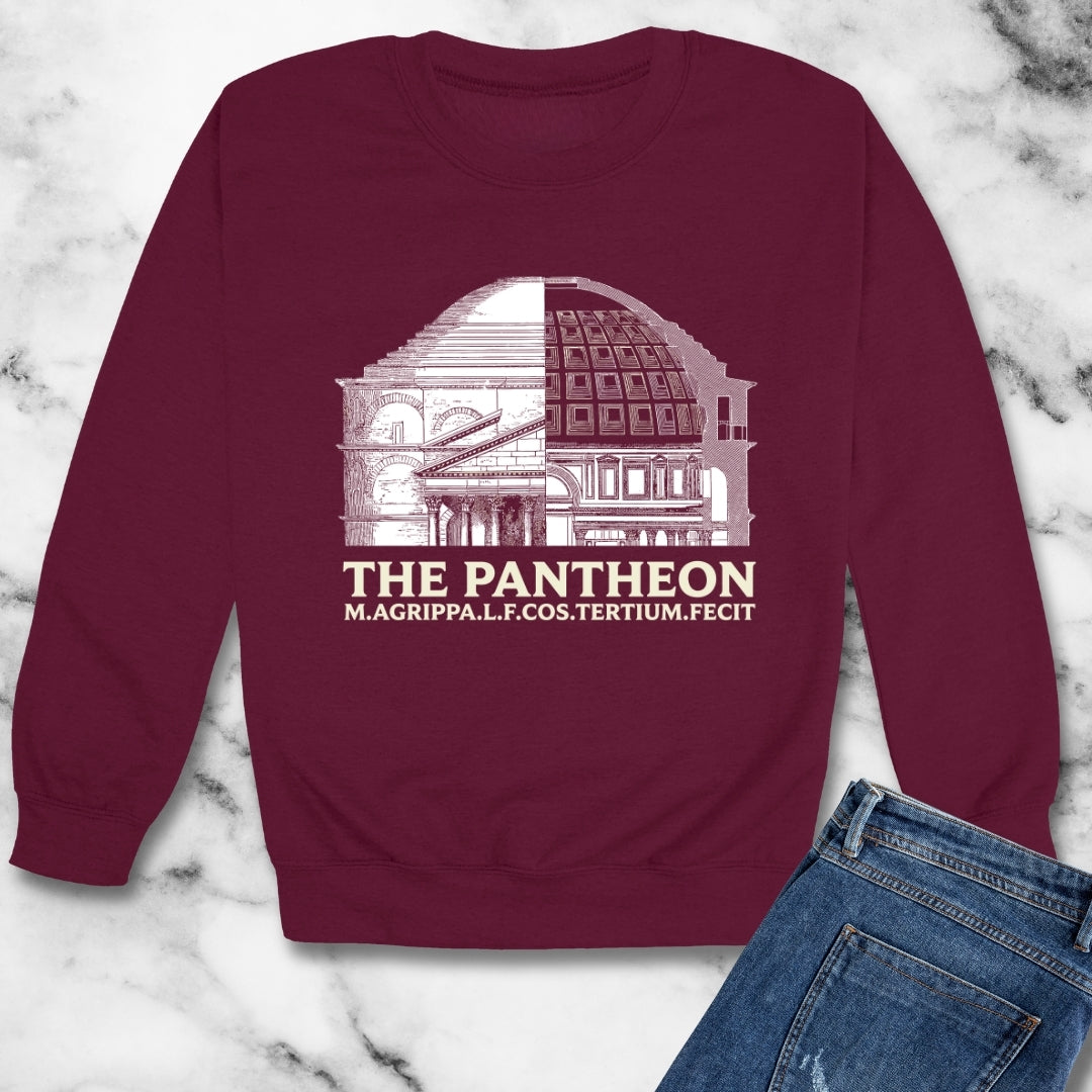 Cross Section Pantheon Unisex Heavy Crewneck Sweatshirt